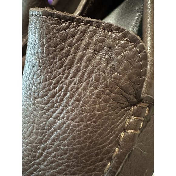 Tommy Bahama Mens Naples Driver Venetian Brown Leather Loafers Size‎ 9M Casual - Picture 10 of 11